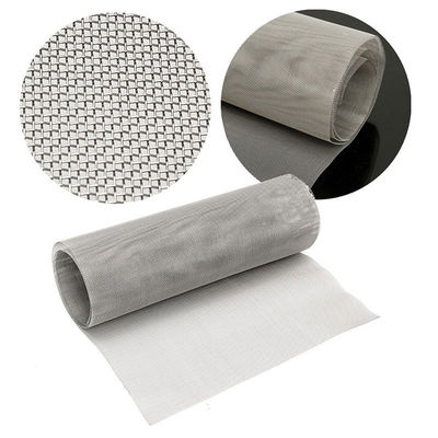 العرض 10mm-3000mm مقاوم للحمض والقلي شبكة الأسلاك المنسوجة قابلة للتخصيص مقاومة للحريق مصنوعة من أسلاك الفولاذ المقاوم للصدأ