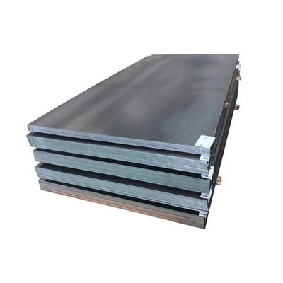 صفيحة فولاذية مطاطية ساخنة DIN EN غير سبيكة لحام ثقب قطع ثني طلاء JIS GB ASTM AISI الطول 2000mm-6000mm