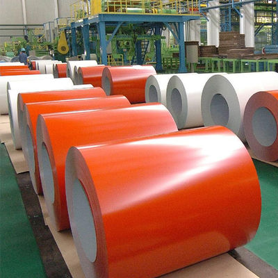 رال 3019 رال 3020 PPGI لفائف الفولاذ المغلف 0.25 * 1250mm 0.18 * 1219mm